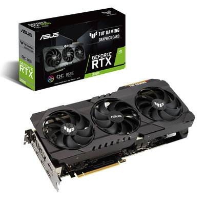 Киберпанк 1770MHz ИГРЫ 1740 видеокарты RTX 3090 OC 24G игры DDR6X TUF