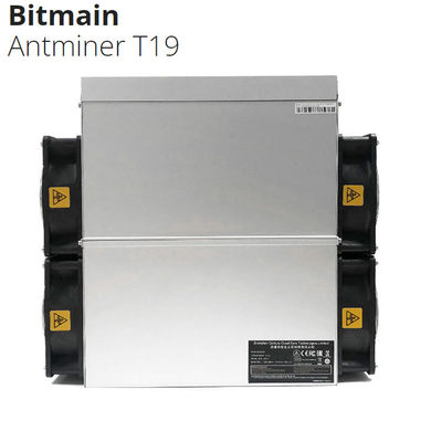 Горнорабочий blockchain машины Bitmain Antminer T19 88t BTC Asic для минируя силы SHA256 Algorythm bitcoin 3344W